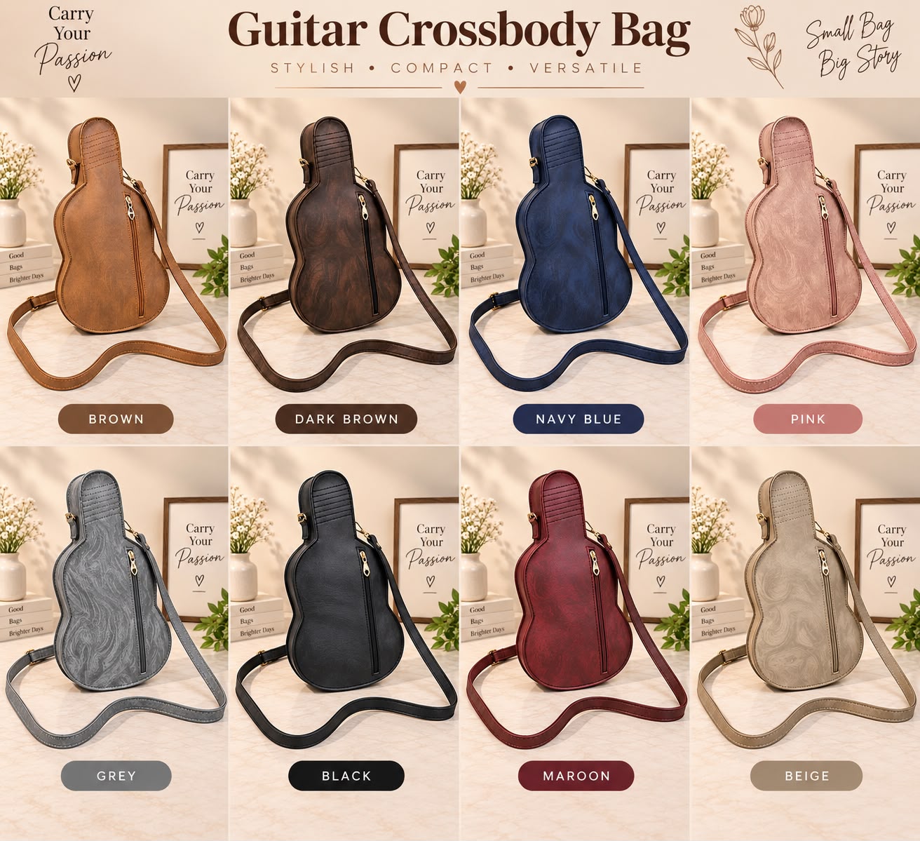 Guitar High Quality Shoulder Bag for Girls — view 1