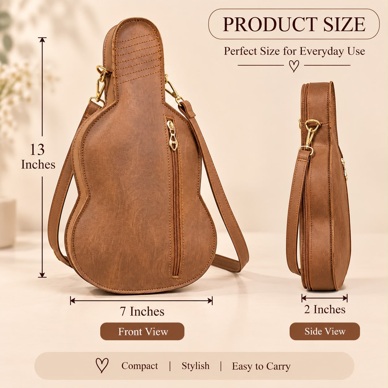 Guitar High Quality Shoulder Bag for Girls — view 10