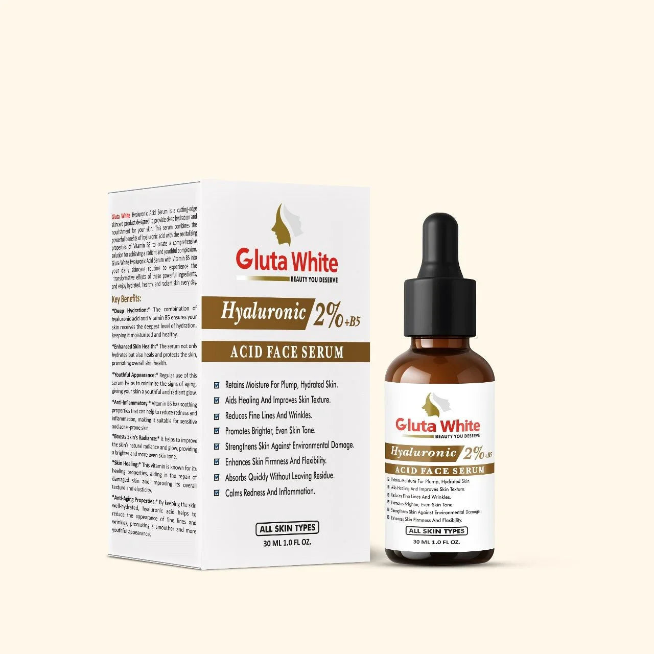 Gluta White hyaluronic Acid 2% Face Serum — view 2