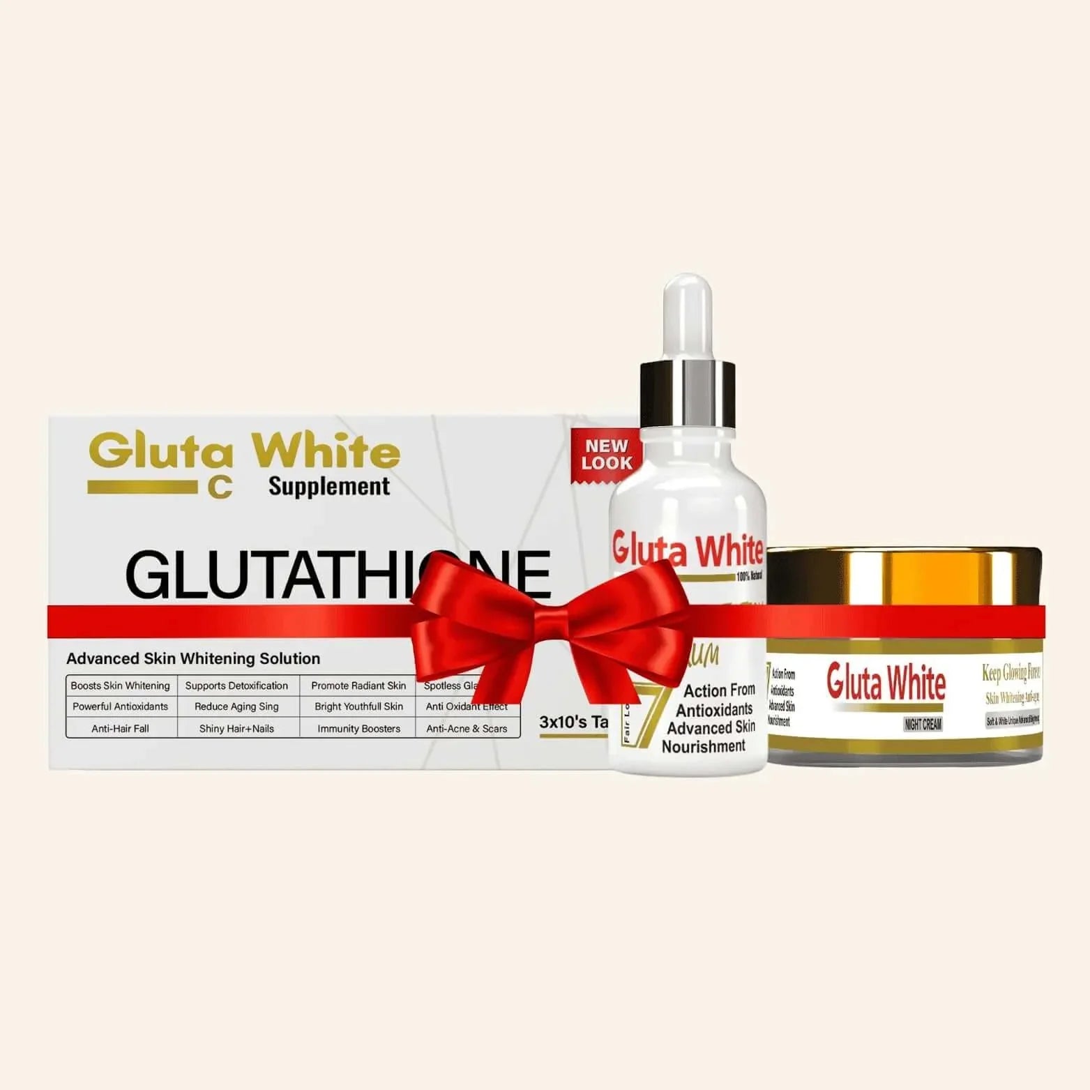 Gluta White Capsule Whitening Serum And Night Cream — view 1