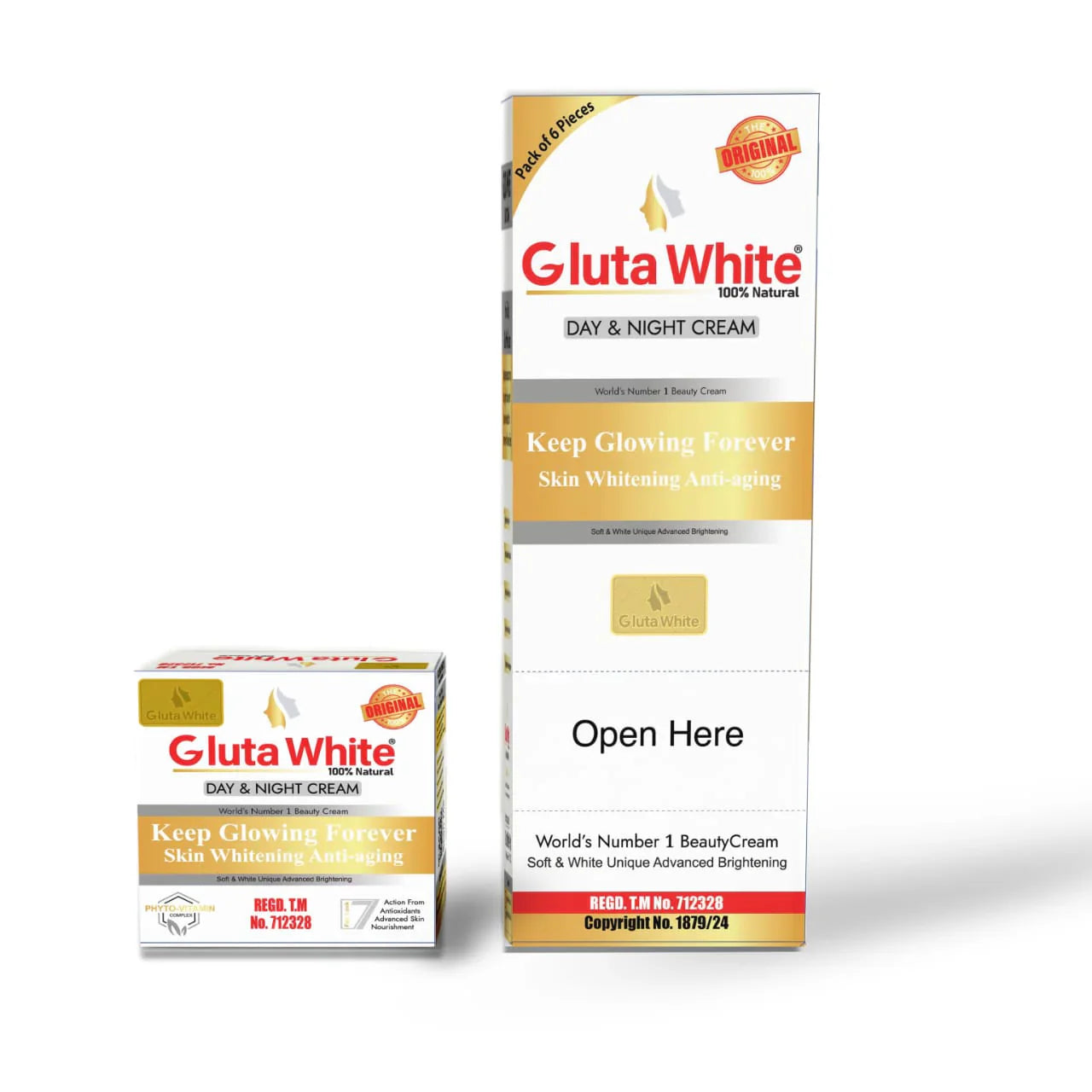Gluta White Day & Night Cream 6-Pack | Dark Spot & Pigmentation Care — view 1