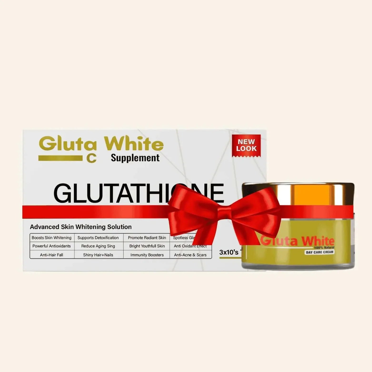 Gluta White Glutathione Capsule And Day Cream — view 1