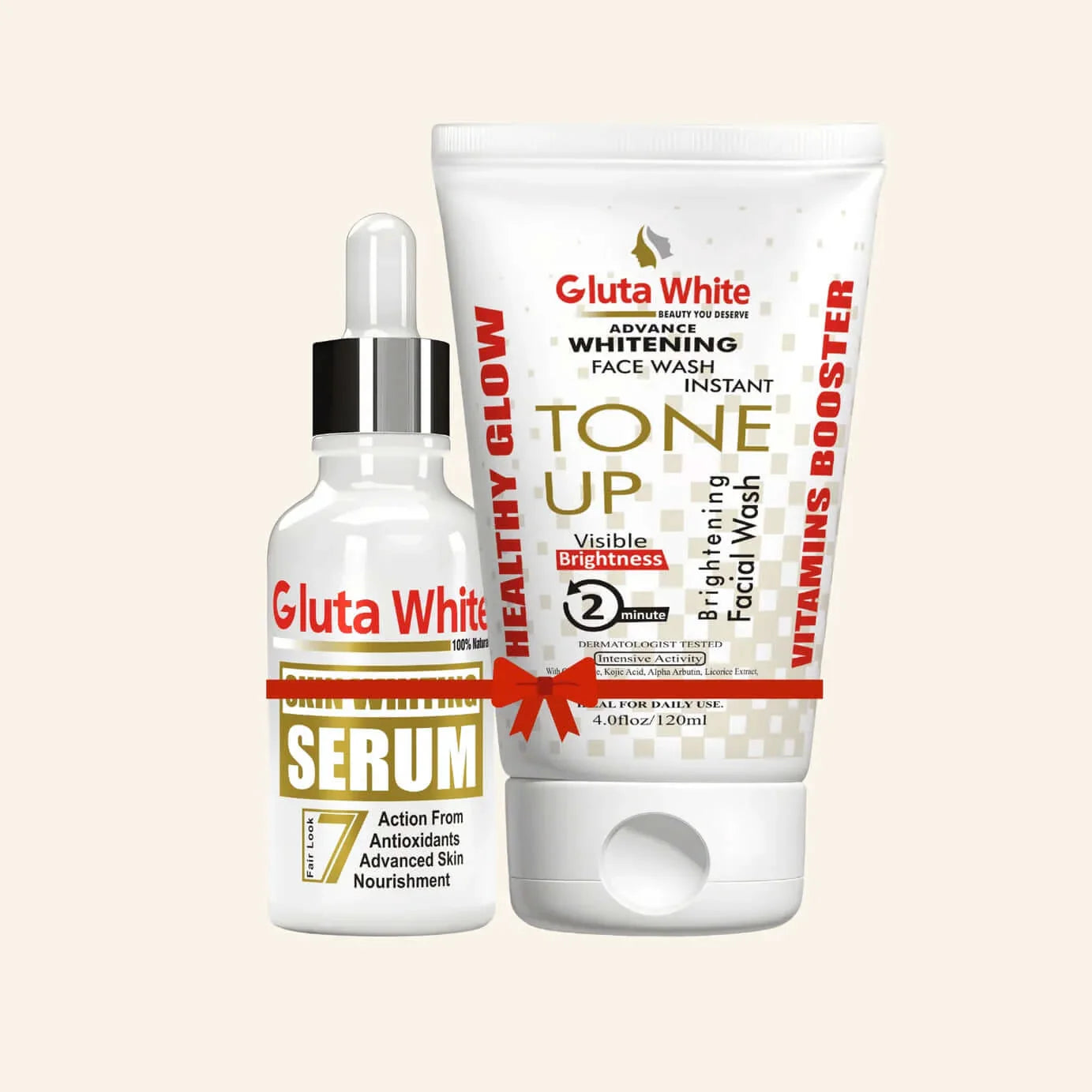Gluta White Whitening serum And Facewash — view 1