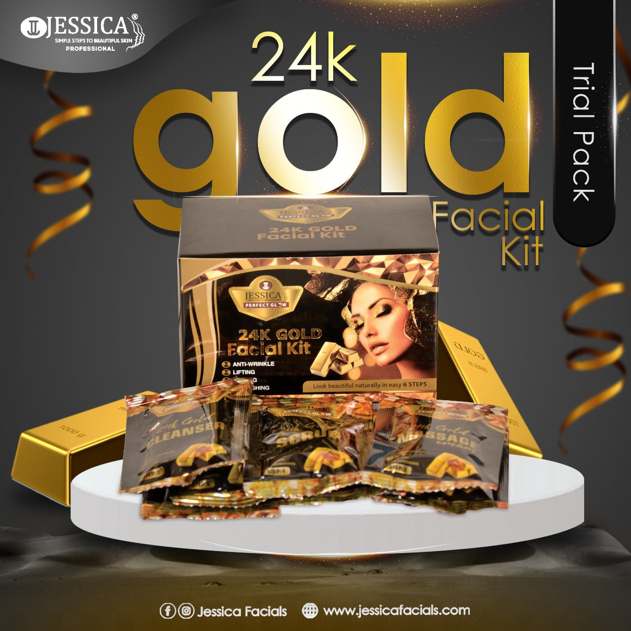 Gold Facial Trial Pack [6 STEPS] — view 2