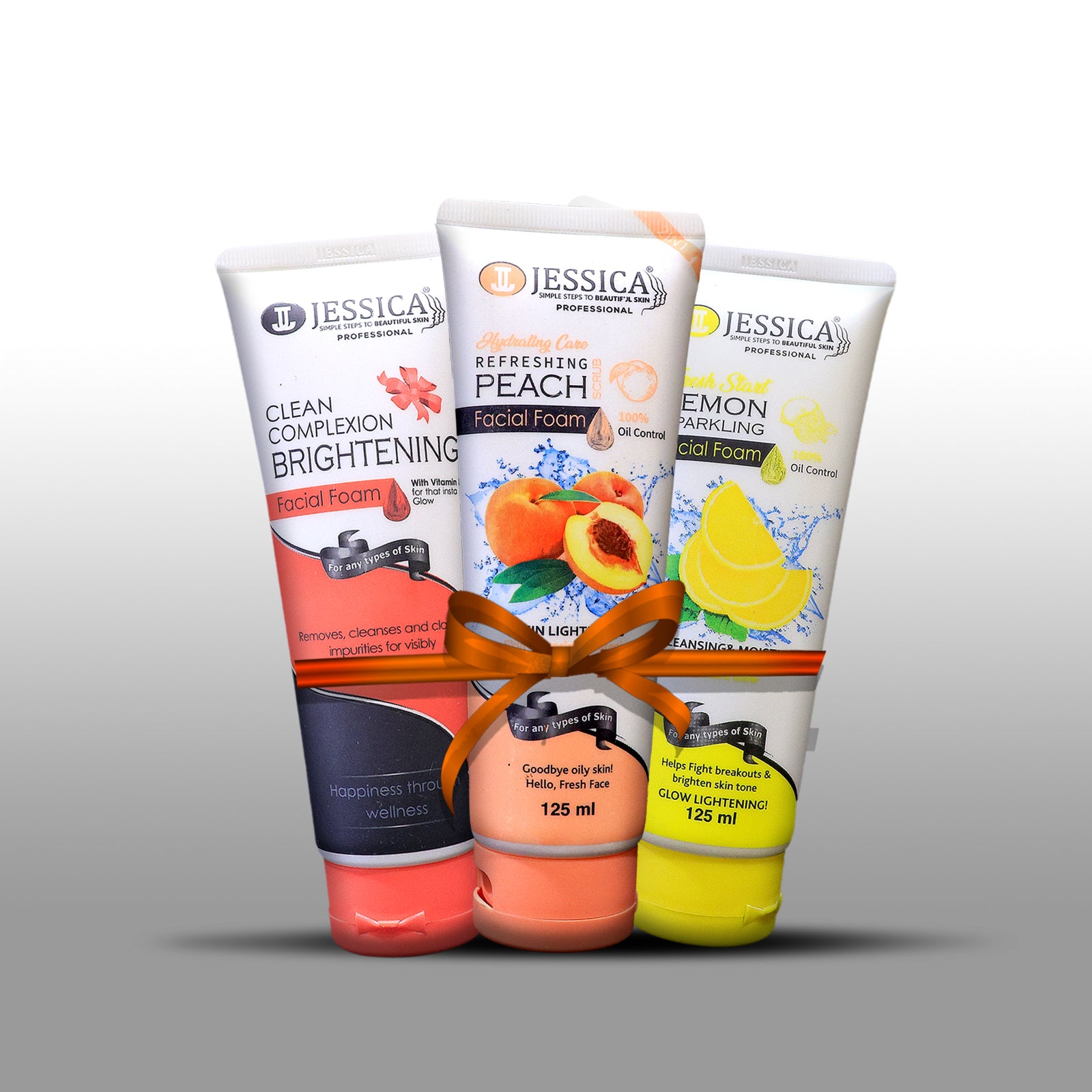Brightening, Peach & Lemon Facial Foam Trio (Pack of 3) — view 1