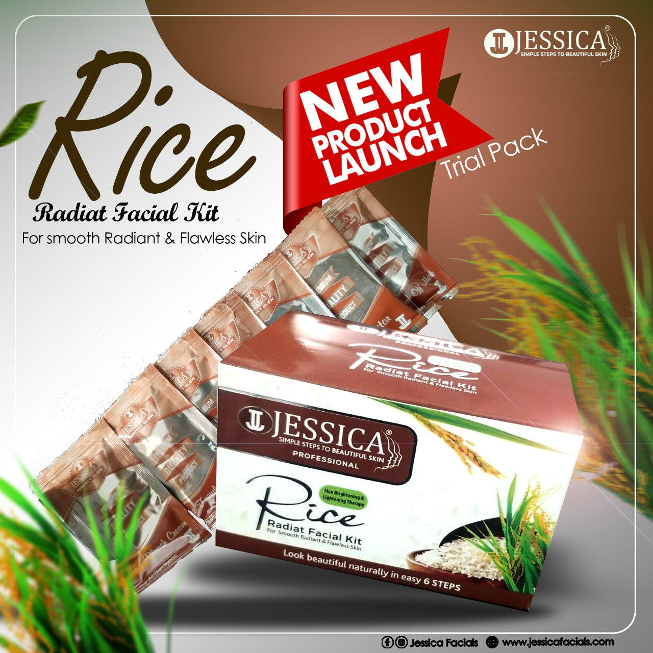 Radiant Rice Facial Trial Pack [6 STEPS] — view 2
