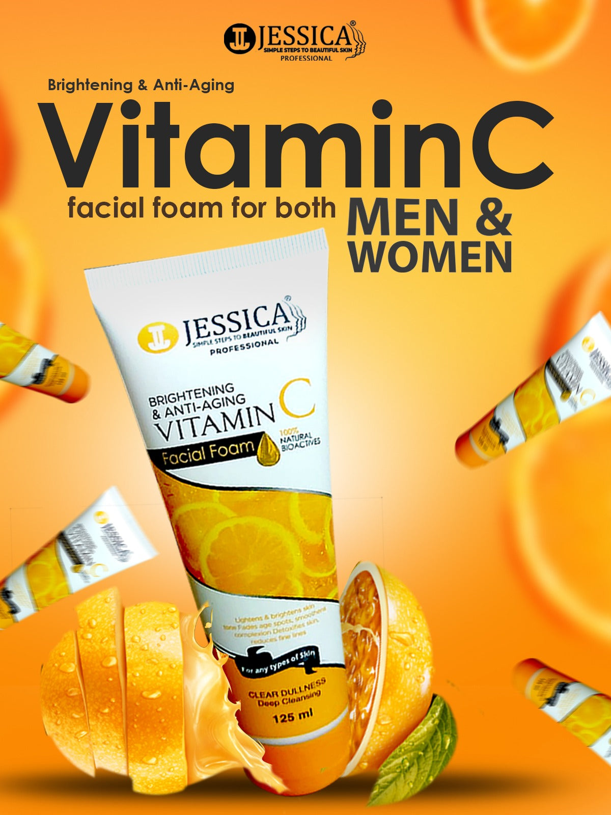 VITAMIN C THERAPY [PACK OF 4] [ 5 STEPS FACIAL, SKIN POLISH,FACIAL FOAM AND PEEL OFF MASK.] — view 4
